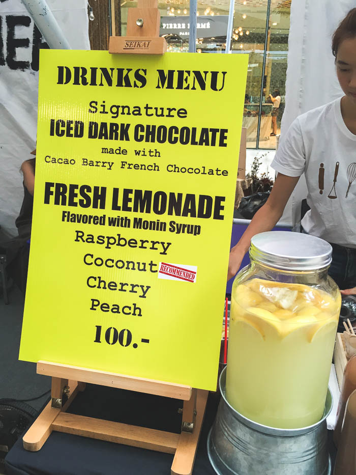 This lemonade was super nice and fresh, I need to learn how to make my own lemonade, so I don't have to drink syrup...